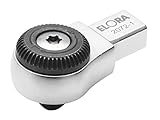 elora knarrenkasten Drehmomentschlüssel Elora Einsteck-Umschaltknarre, feinverzahnt 1/2 zoll, 14x18 mm, -2076-1