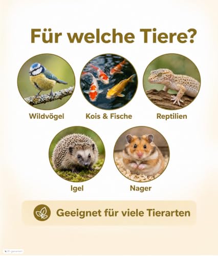 Soldatenfliegenlarven getrocknet 2kg (entspricht 13 Litern) PROTEINREICH