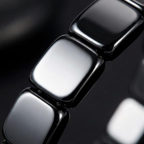 Pulsera de Hematita para Hombre 7.87 pulgadas miniatura 4