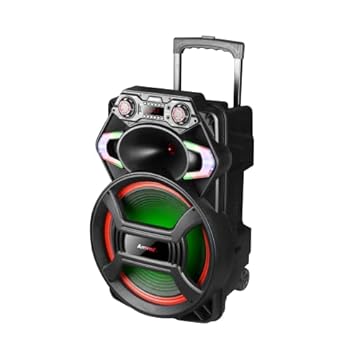Caixa de Som Amplificada Amvox ACA 800 Gladiador SFM - 850W RMS, Bluetooth, Equalizador, USB, Bateria Recarregável