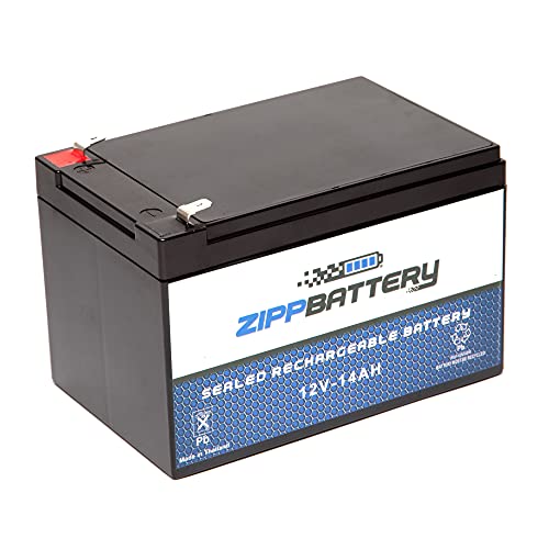 ZIPPBATTERY 12V 14AH Maintenance-Free Battery for Alarm