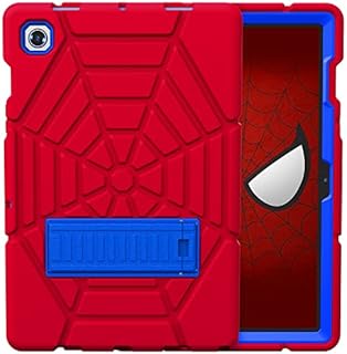 ZoneFoker Galaxy Tab A8 Case, for Samsung Galaxy Tab A8 Case 10.5 inch 2021 Shockproof Rugged Protective Cover with Stand for 10.5" Tablet SM-X200/X205/X207 for Kids Boys Children (Red+Blue)