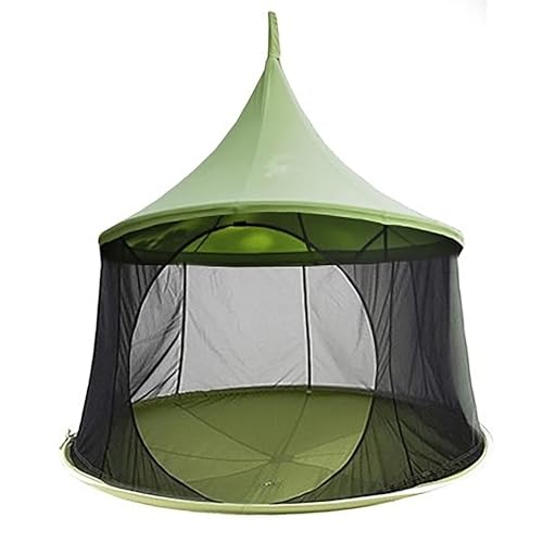 Vivere Polyester Canvas Cacoon Reto Multi Person Hanging Pod - Includes Hanging Rope and Carabiner -...