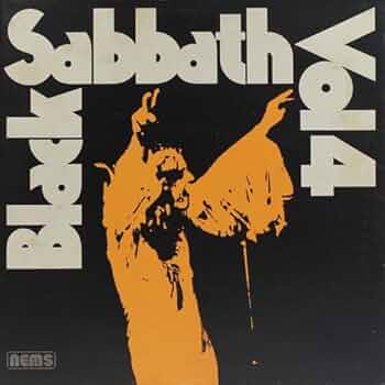 Black Sabbath – Vol. 4 - NEL 6005 - English LP Vinyl Record, Black Black Sabbath – Vol. 4 - NEL 6005 - English LP Vinyl Record, Black