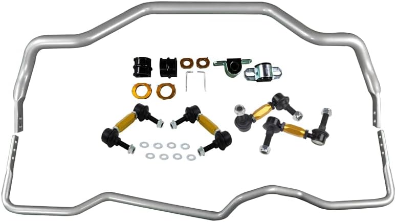 Whiteline BNK006 Front and Rear Suspension Stabilizer Bar Kit Compatible with 03-09 G35, 350Z