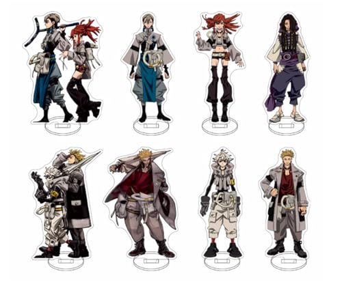 GO2COSY Set of 8 Anime Gachiakuta Standing Figure Acrylic Figurines Statues Standee Ornaments
