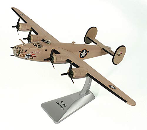 Air Force 1 B-24D Liberator 1/72 Die Cast Model Aircraft, Airplane, Hobby Pre-built Model, Military, 18.25" Wingspan, Adults, Unisex