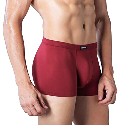 Wirarpa 1402-L Men'S Breathable Micro Modal Trunk Underwear Covered Waistband Microfiber Underpants Short Leg Solid Color thumb #5