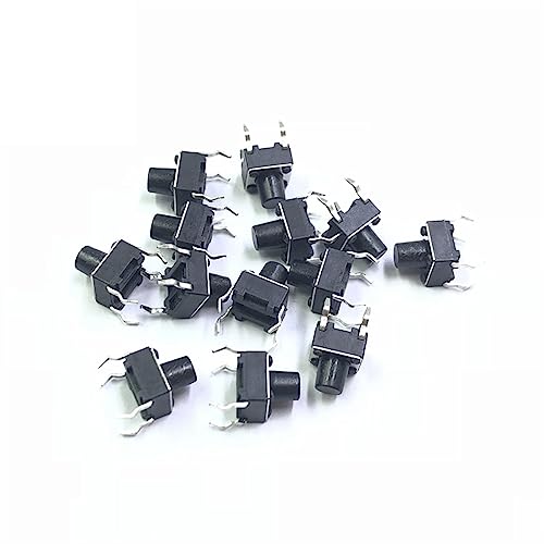 Micro switch tactil de boton pulsador 6x6x7mm de 4 pines para sustitucion de componentes PCB 3