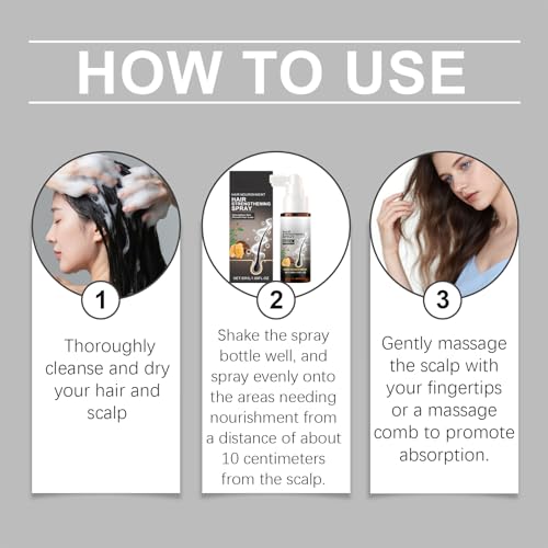 Spray fortalecedor de cabello con aceite de jengibre 1.69 oz miniatura 7