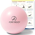 ProBody Pilates Exercise Balls Physical Therapy - 9 Inch Small Exercise Ball for Between Knees for Rehab, Barre, Core, Stability & Yoga