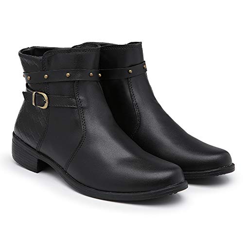 Bota Coturno Feminino 11300 Cor:Preto;Tamanho:36