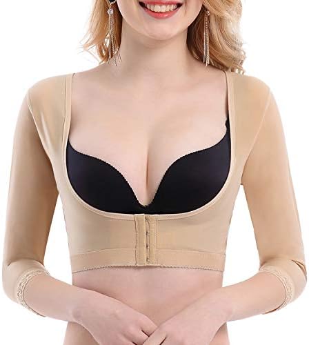 Women’s Compression Sleeves Upper Arm Shaper Vest Back Shoulder Humpback Posture Corrector Bras Slimming Shapewear Crop Tops
