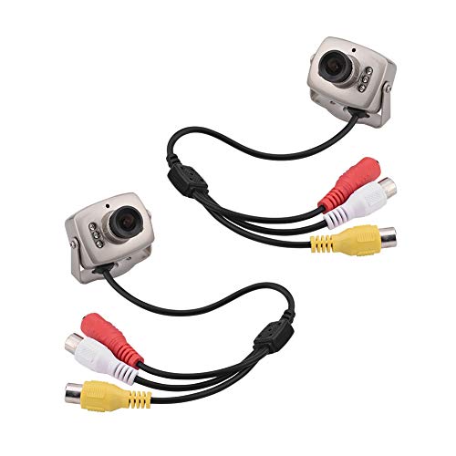 DEWIN CCTV Mini Cemera - Mini IR Camera 6LED Wired CMOS CCTV Security Camera Night Digital Video Camera PAL/NTSC(NTSC)