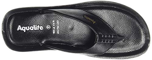 Image of Aqualite Men's Black Pg-1191 Slippers Slippers