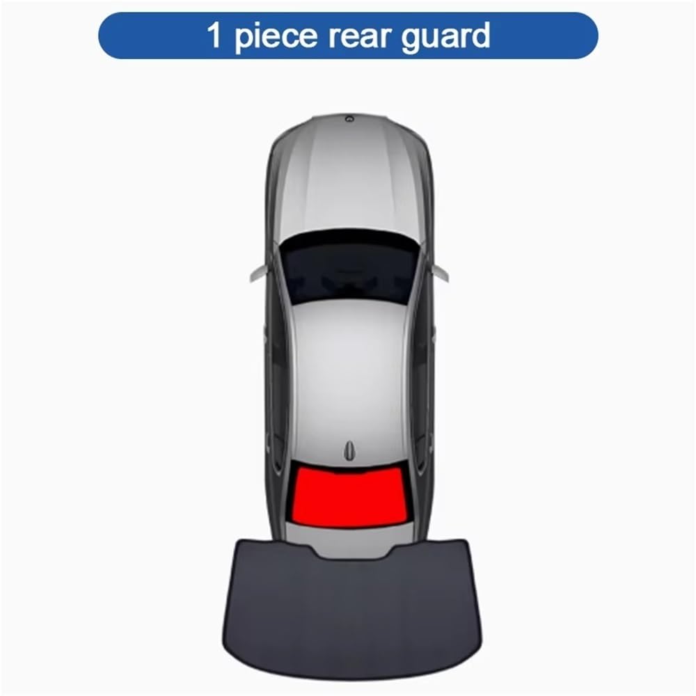 Parasol para Ventana De Coche para Toyota para Highlander XU40 Cortina Bloques Malla Marco Parabrisas Cortinillas Coche(1pcs Rear)