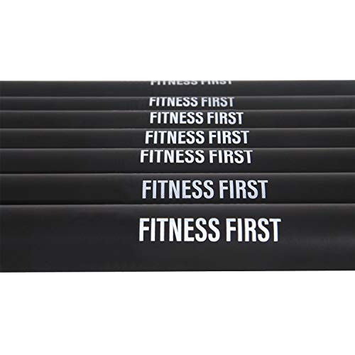 Fitness First Barre d'entraînement d'aérobic unisexe F1ATB - 8,2 kg - Noir