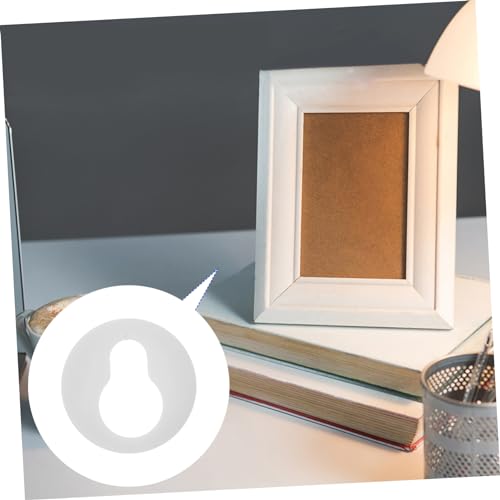 Image of Mipcase 100pcs Round Keyhole Hangers for Picture Frames Photo Frame Accessories for Easy Wall Display and Projects for Use