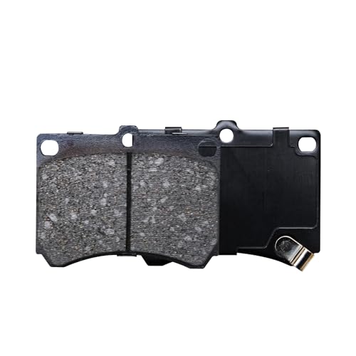 Image of Detroit Axle - Front Ceramic Brake Pads with Hardware Set Replacement for 1992-1996 Ford Escort Mazda Protege Mercury Tracer - 2pc Set