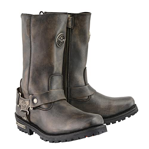 Image of Milwaukee Leather Women's Premium Leather Motorcycle Harness Boots Collection MBL - 11