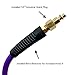 SYXQT Hybrid Air Hose(PVC) 1/4-Inch x 50FT，Air Compressor Hose 300 PSI Heavy Duty, Kink Resistant, All-Weather Flexibility with 1/4-Inch Industrial Air Fittings and Bend Restrictors,Purple