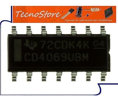 IC circuito integrado - CD4069UBM - 4069 - cd4069 SOP-14 SMD CMOS Hex Inverter Cover