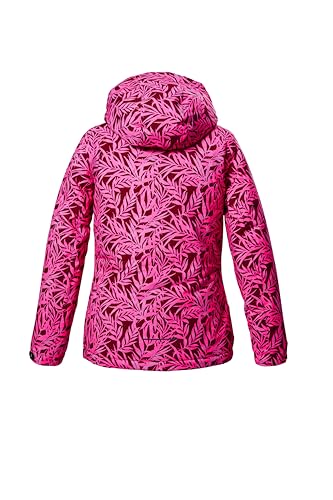 killtec Mädchen Funktionsjacke mit Kapuze und Schneefang KOW 355 GRLS JCKT, dunkel himbeere, 164, 42147-000