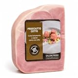 Prosciutto Cotto Nostrano Alta Qualità Salumi Pasini® | Trancio | 500g | Carne 100% Italiana | Senza Glutine e Lattosio