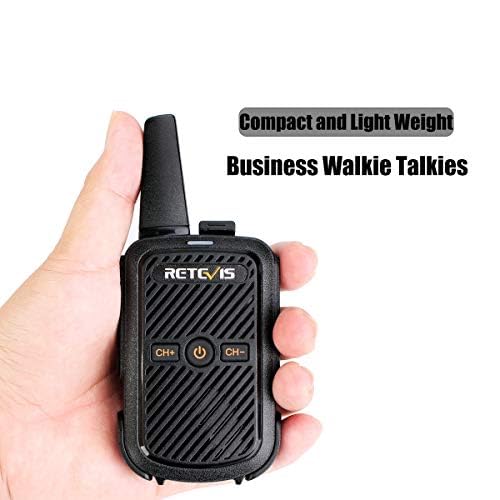 Retevis RT15 Walkie Talkies, Portable FRS Two Way Radios Rechargeable Durable Compact Vox Handsfree Mini Walkie Talkies For Adults And Kids Traveling Camping Hiking 3 Pcs