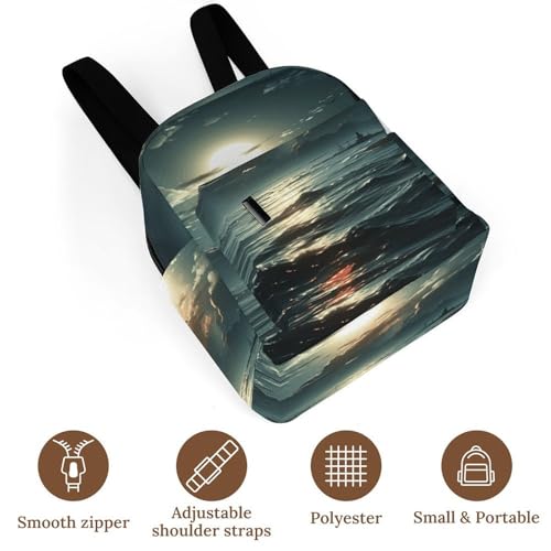 Mochila para portátil Oxford Sea Moon ideal para negocios y uso informal 6