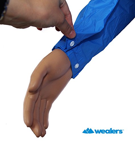 image for Wealers Emergency Adult Heavy Duty Lightweight PVC Trench Raincoat –