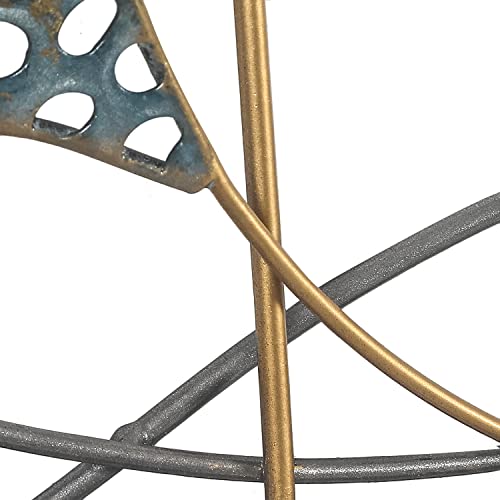 Adeco 3D Metal Sailboat Wall Art, Handmade Antique Finishing Metal Wall Sculptures Nautical Decor Ornaments, Metal Sailing Boat Coastal Decor Home Hotel Living Room Bedroom Dining Room #TOP4