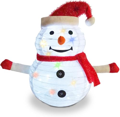 Tutamaz LED Schneemann 60 cm, Schneemann Deko Außen, Schneemann...