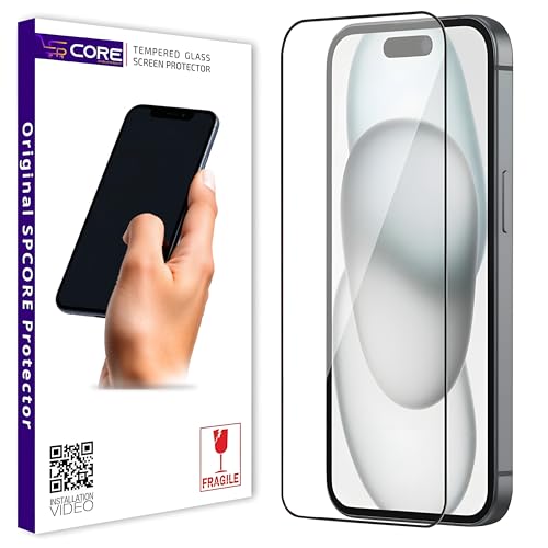 Tempered Glass Screen Protector Compatible for iPhone 15 / iPhone...