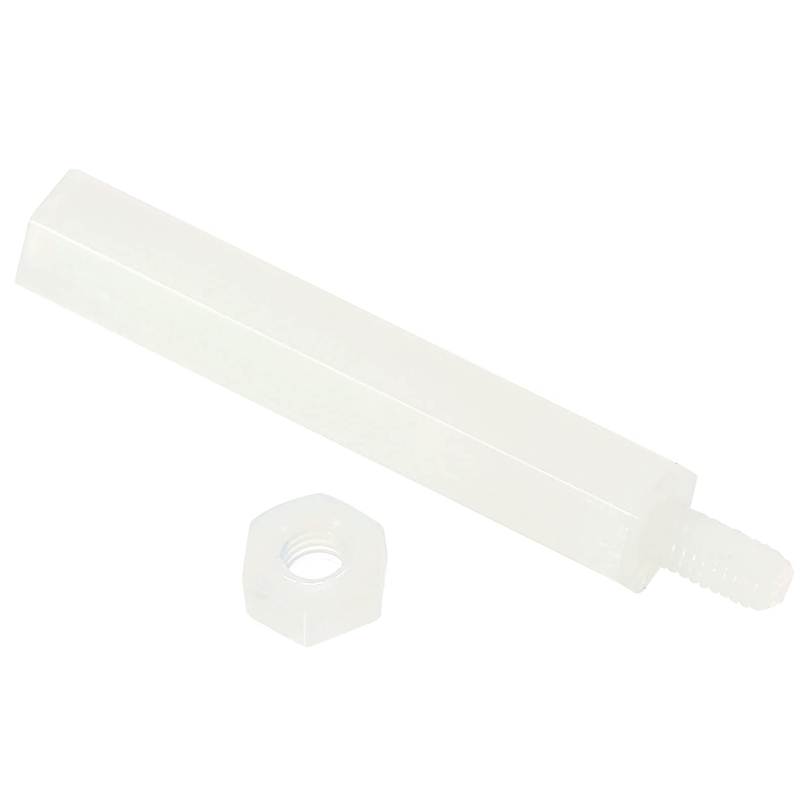 PATIKIL M3 Standoff Screws 40 Pack Nylon Hex PCB Standoffs Nuts for Motherboards Computer Cases, Circuit Boards, Electronics