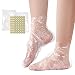 Noverlife 200PCS Clear Plastic Disposable Booties, Paraffin Bath Liners for Pedicure Hot Spa Wax Treatment Foot Covers Pro Cozie Liners Thermal Protectors