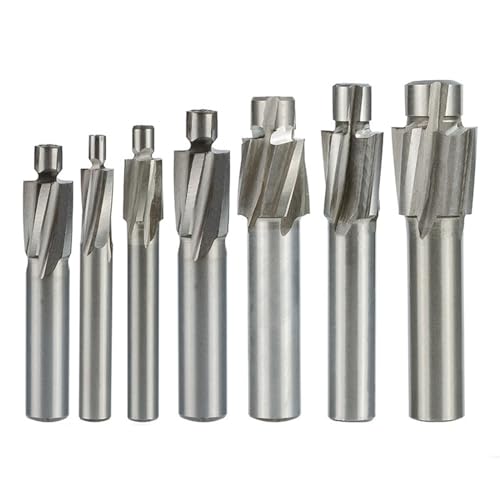 Aléser et fraiser du métal avec le lot de 7 fraises à queue HSS M3-M12
