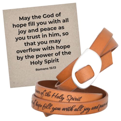 Christian Bracelets For Women | Handmade Genuine Leather Bracelet | Christian Gifts For Women | Bible Verse Bracelets | Religious Gifts For Women | Made In Usa By Waymaker Leather #TOP9