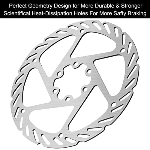 image for FITTOO Bicycle Bike Disc Brake Rotor, 160mm Stainless Steel Bicycle Ro