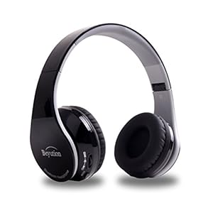 Beyution V4.1 Bluetooth Headphones Wireless Foldable Hi-fi Stereo Headphone for Smart Phones & Tablets – Black