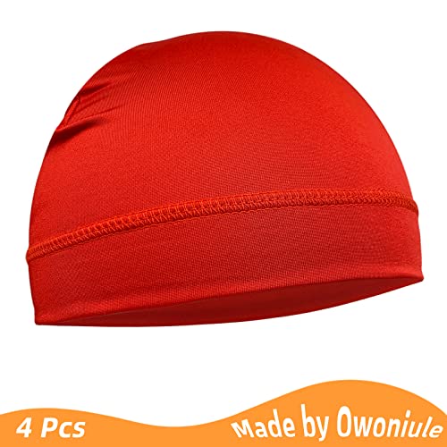 Image of 6 Pcs Skull Cap Sweat Wicking Helmet Liner Breathable Cycling Beanie Running Sports Hat Cooling Head Wraps for Men
