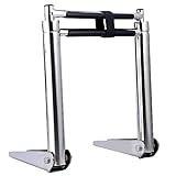 Scala di lancio marina in acciaio inossidabile 304, pieghevole, telescopica, scala mobile a 2-4 sezioni per motoscafi, design durevole e portatile