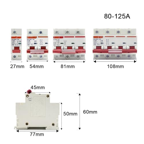 Disjoncteur solaire DC 1000V protégeant efficacement contre surcharges 2P 10A