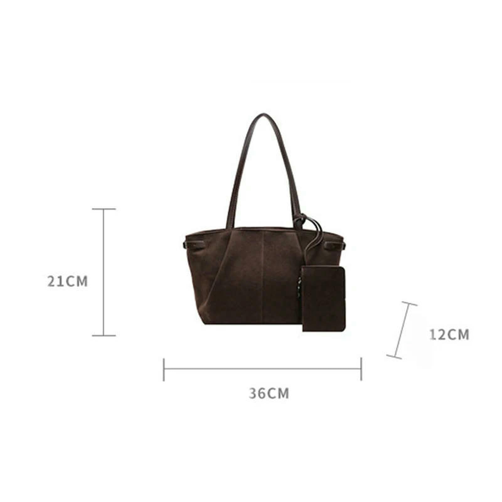 Borsa Donna Borse A Tracolla da Grande E Leggera sotto Le Ascelle Casual Viaggio Secchiello-Nero