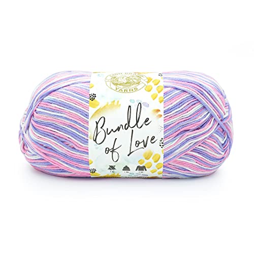Lion Brand Yarn Bundle of Love Multicolor Baby Yarn for Knitting and Crochet, 1 Pack, Sweetheart