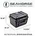 Seahorse 540 Heavy Duty Protective Dry Box Case Without Foam - TSA Approved/Mil Spec / IP67 Waterproof/USA Made for Cameras, Kayaks, Bear Boxes, Motorcycles