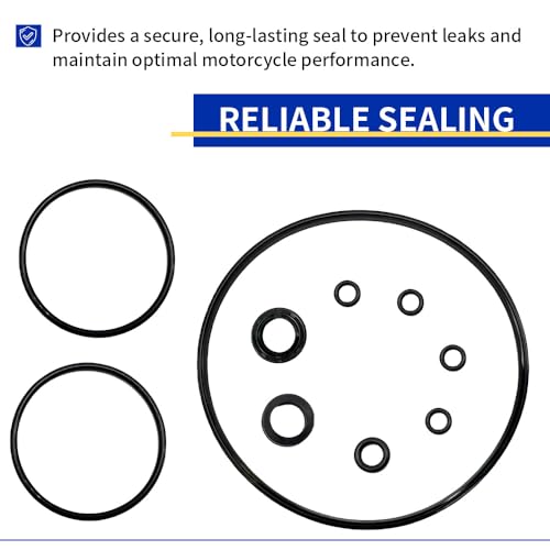 Image of Clutch Primary Cover Gasket O-Ring Kit Compatible with Sportster 883 1200 XLH883 XL883 XLH1200 XL1200 1991-2003 OEM# 34995-89B