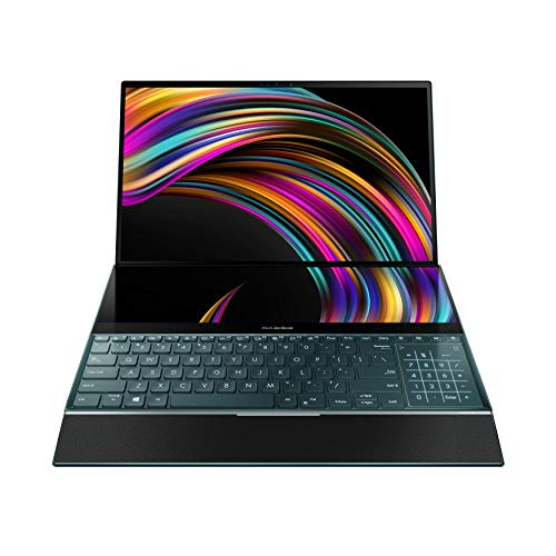 ASUS Zenbook Pro Duo UX581LV-H2013T PC Portable Tactile 15,6'' OLED (Intel I7-10750H, RAM 32Go, 1To SSD PCIe, NV RTX 2060 6G, Windows 10) Clavier AZERTY Français