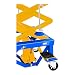 Imagen de MSW MHB-135-PRO Elevador Tijera Elevador Moto Caballete Hidraulico con Rueditas