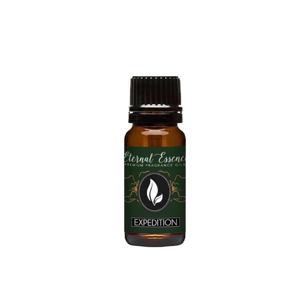 Eternal Essence Oils Expedition 10ml Fragrance Oil – Pine Needles, Bergamot Mist, Vetiver &amp; Cedarwood – Earthy Green Blend Inspired by Forest Trails &amp; Herbs